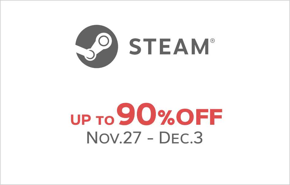 Steam UP to84%off Nov.27 - Dec.4